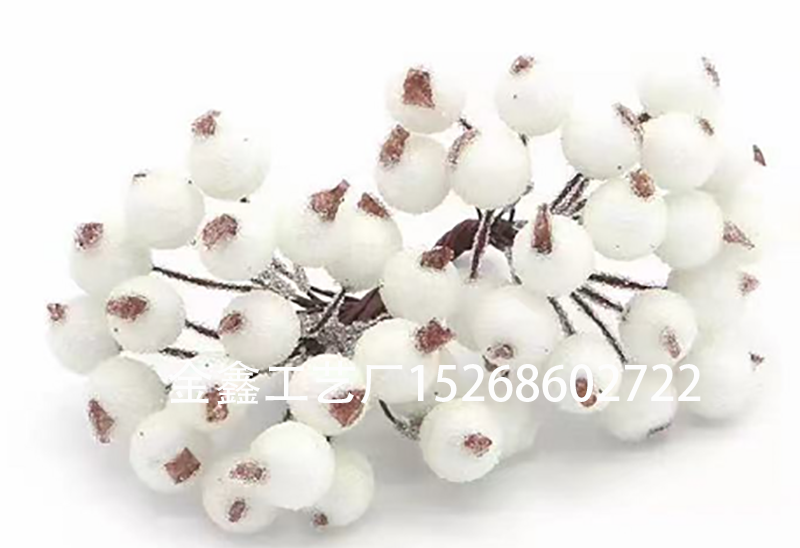 Mini Christmas Frosted Berry Artificial Flower Party DIY Craft Decor