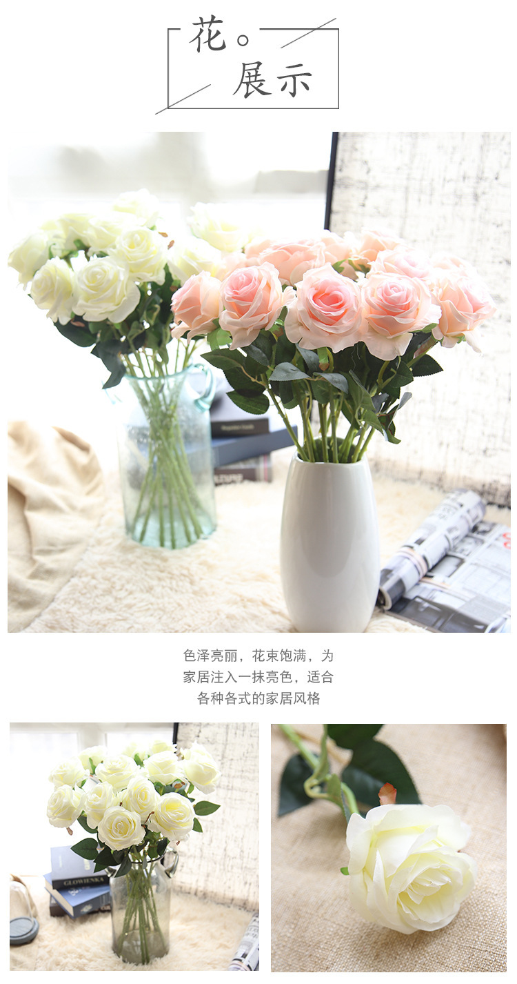 Factory Direct Sales Rose Perianth Artificial Rose Flower Wholesale DIY Silk Cloth Artificial Flower Wall Artificial Rose Flower Factory Direct Sales Rose Perianth Artificial Rose Flower Wholesale DIY Silk Cloth Artificial Flower Wall Artificial Rose Flower
