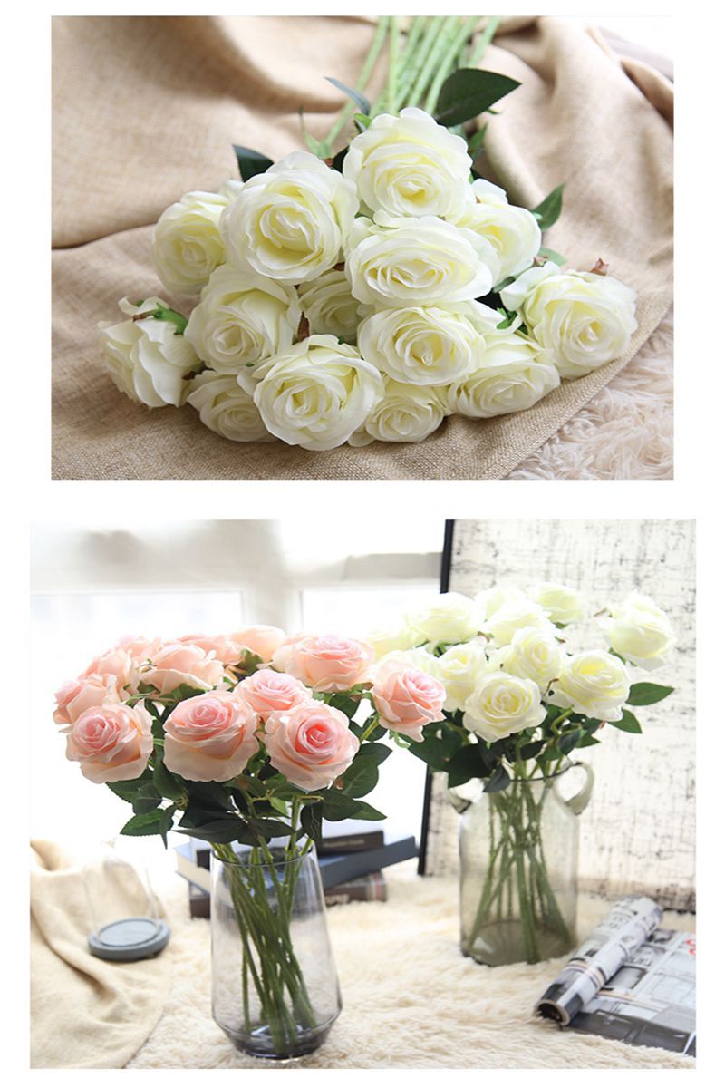 Factory Direct Sales Rose Perianth Artificial Rose Flower Wholesale DIY Silk Cloth Artificial Flower Wall Artificial Rose Flower Factory Direct Sales Rose Perianth Artificial Rose Flower Wholesale DIY Silk Cloth Artificial Flower Wall Artificial Rose Flower