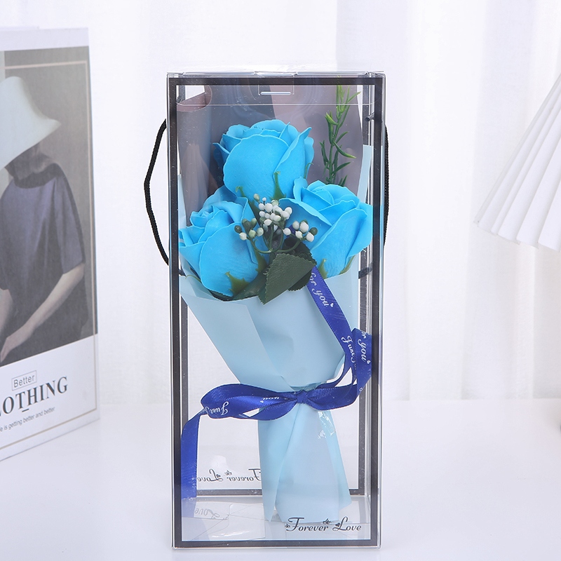 Valentine&#039;s Day 3.8 Mother&#039;s Day Teacher&#039;s Day Gift Soap Rose Artificial Flower Wholesale