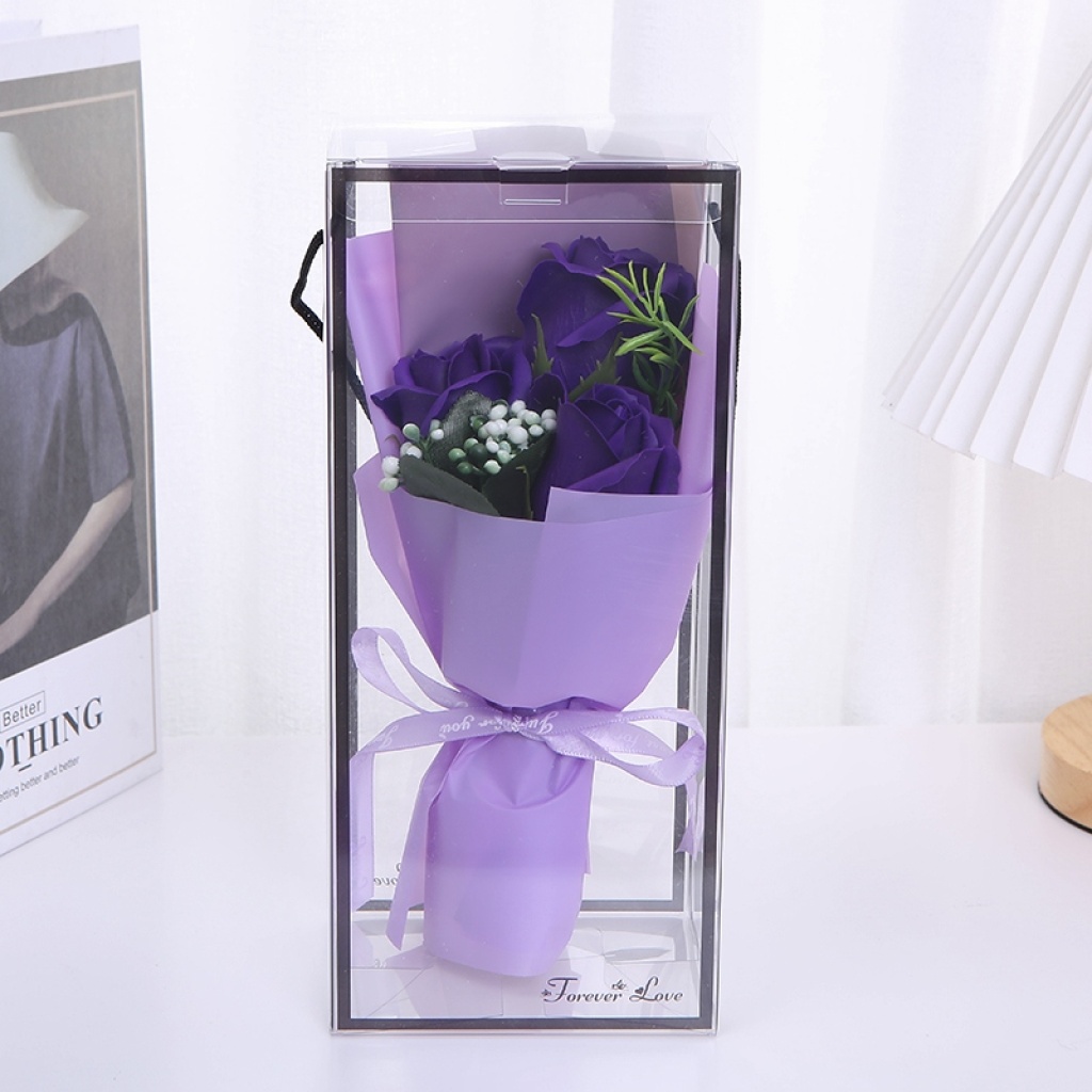 Valentine's Day 3.8 Mother's Day Teacher's Day Gift Soap Rose Artificial Flower Wholesale
