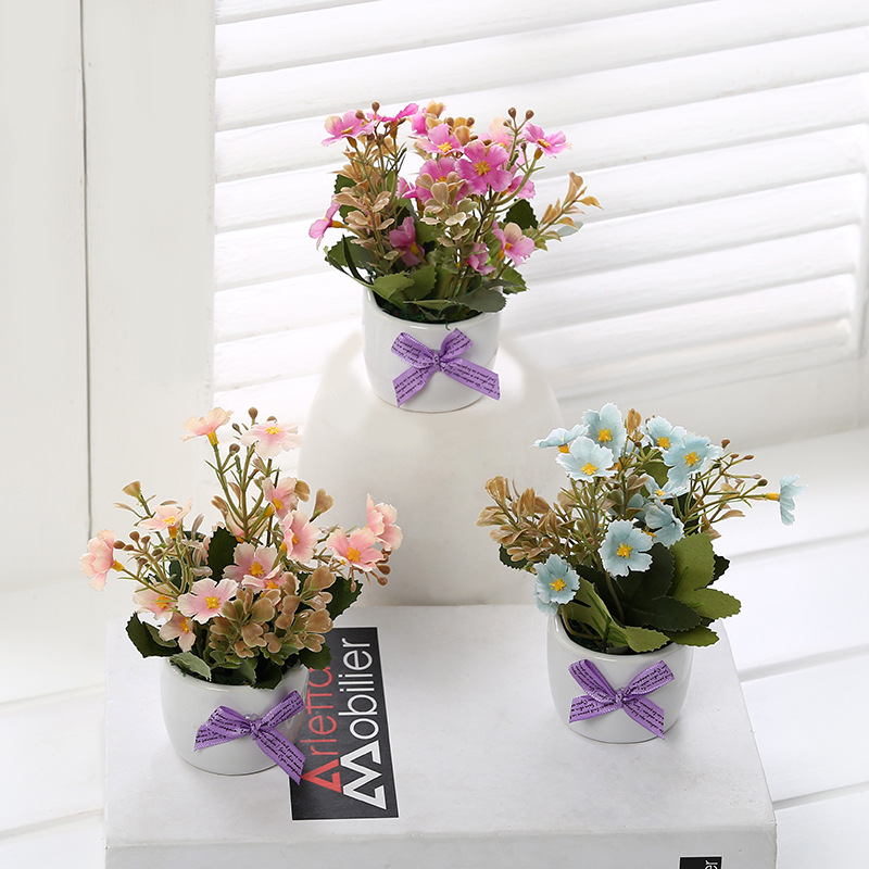 2019 Ceramic Simulation Plant Living Room Bonsai Plant Creative Potted Plant Valentine's Day Gift Decoration Artificial Flower 2019 Ceramic Simulation Plant Living Room Bonsai Plant Creative Potted Plant Valentine's Day Gift Decoration Artificial Flower