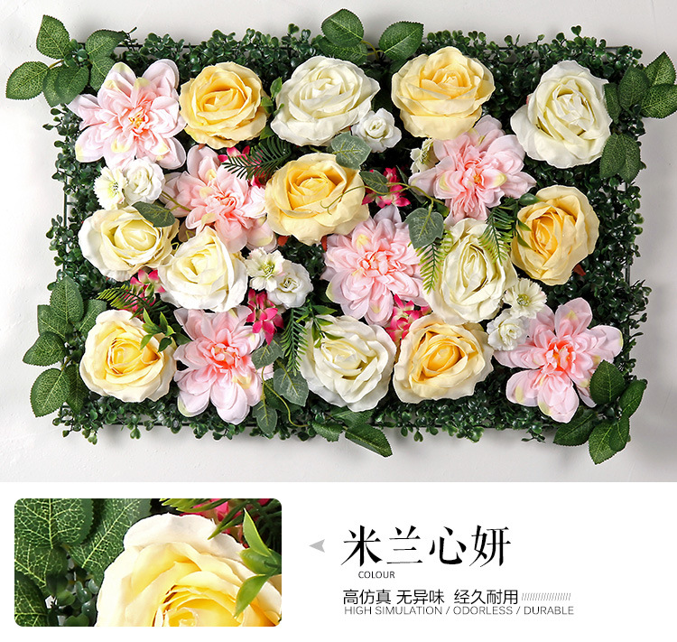Artificial Rose Flower Wall Wedding Celebration Decoration Background Flower Wall Shopping Window Decoration Plant Wall Artificial Flower Row Wholesale Artificial Rose Flower Wall Wedding Celebration Decoration Background Flower Wall Shopping Window Decoration Plant Wall Artificial Flower Row Wholesale