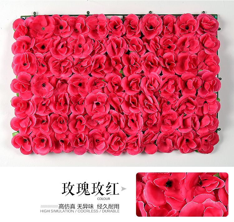 Artificial Rose Flower Wall Wedding Celebration Decoration Background Flower Wall Shopping Window Decoration Plant Wall Artificial Flower Row Wholesale Artificial Rose Flower Wall Wedding Celebration Decoration Background Flower Wall Shopping Window Decoration Plant Wall Artificial Flower Row Wholesale