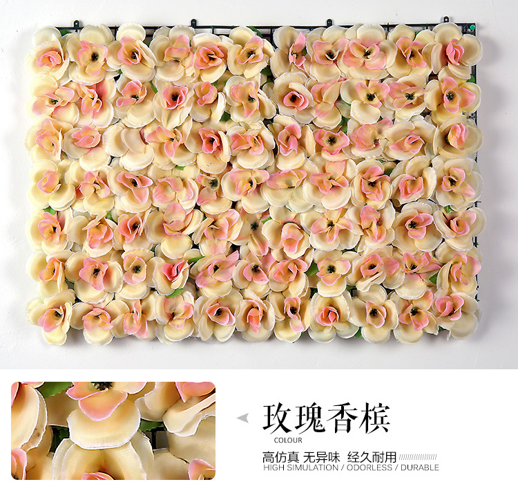 Artificial Rose Flower Wall Wedding Celebration Decoration Background Flower Wall Shopping Window Decoration Plant Wall Artificial Flower Row Wholesale Artificial Rose Flower Wall Wedding Celebration Decoration Background Flower Wall Shopping Window Decoration Plant Wall Artificial Flower Row Wholesale