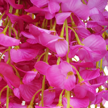 Artificial Flower Rattan Vine Home Ceiling Window Fake Flower Wedding Celebration Flower Wall Arch Ornamental Flower Wisteria Flower Bean Flower String