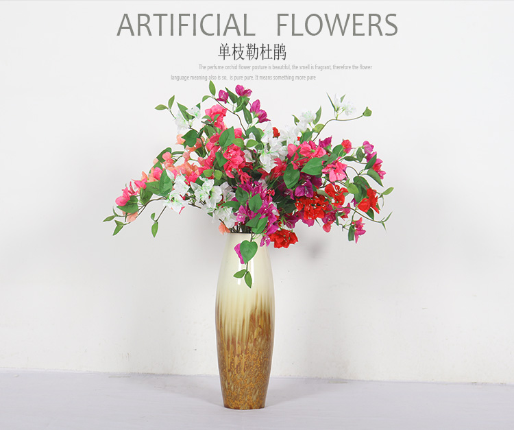 Simple wind fashion indoor wedding company flower arrangement decoration artificial flower pot simulation  roses