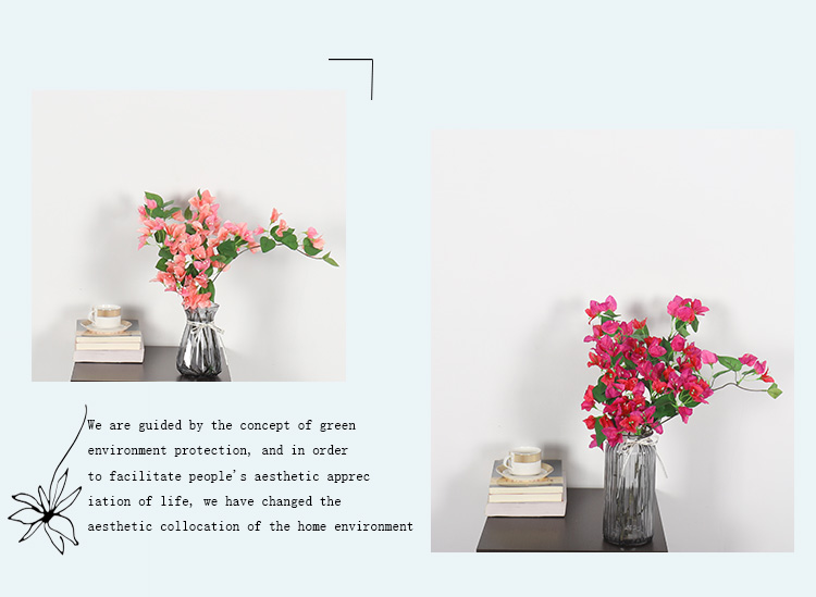 Simple wind fashion indoor wedding company flower arrangement decoration artificial flower pot simulation  roses