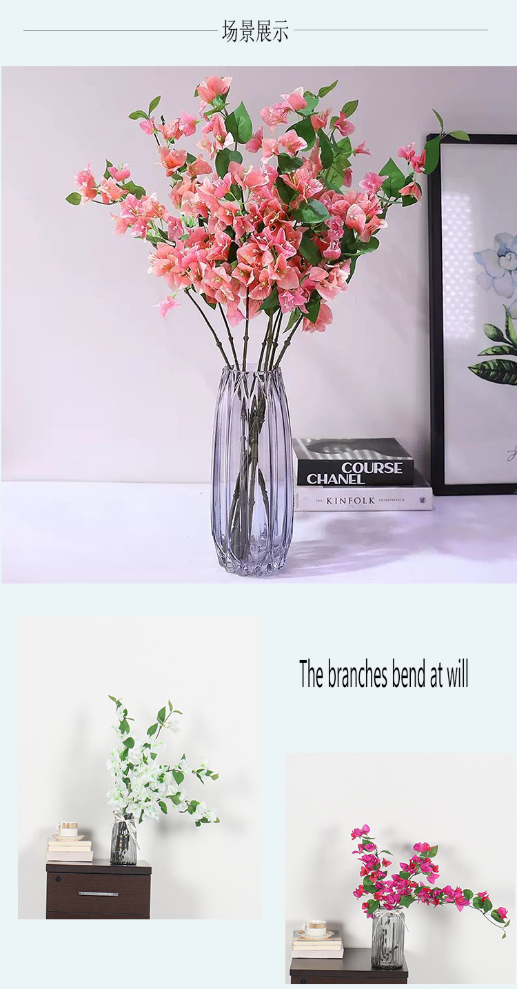 Simple wind fashion indoor wedding company flower arrangement decoration artificial flower pot simulation  roses