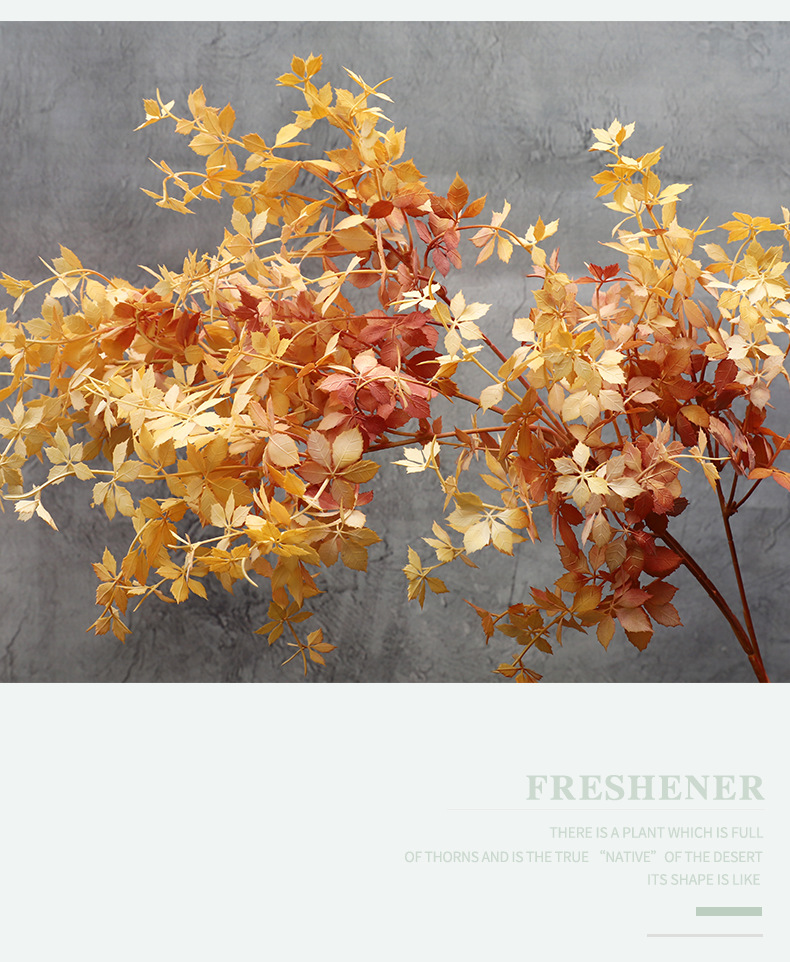 Simulation Single Stem Maple Leaf Home Decorative Fake Flower Wedding Simulation Plant Ceiling Road Lead Artificial Flower Factory Wholesale Simulation Single Stem Maple Leaf Home Decorative Fake Flower Wedding Simulation Plant Ceiling Road Lead Artificial Flower Factory Wholesale