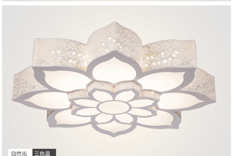 LED Ceiling Light Flower Atmosphere Room Simple and Warm Bedroom Light Personality Dimming Lamp Decoration LED Ceiling Light Flower Atmosphere Room Simple and Warm Bedroom Light Personality Dimming Lamp Decoration