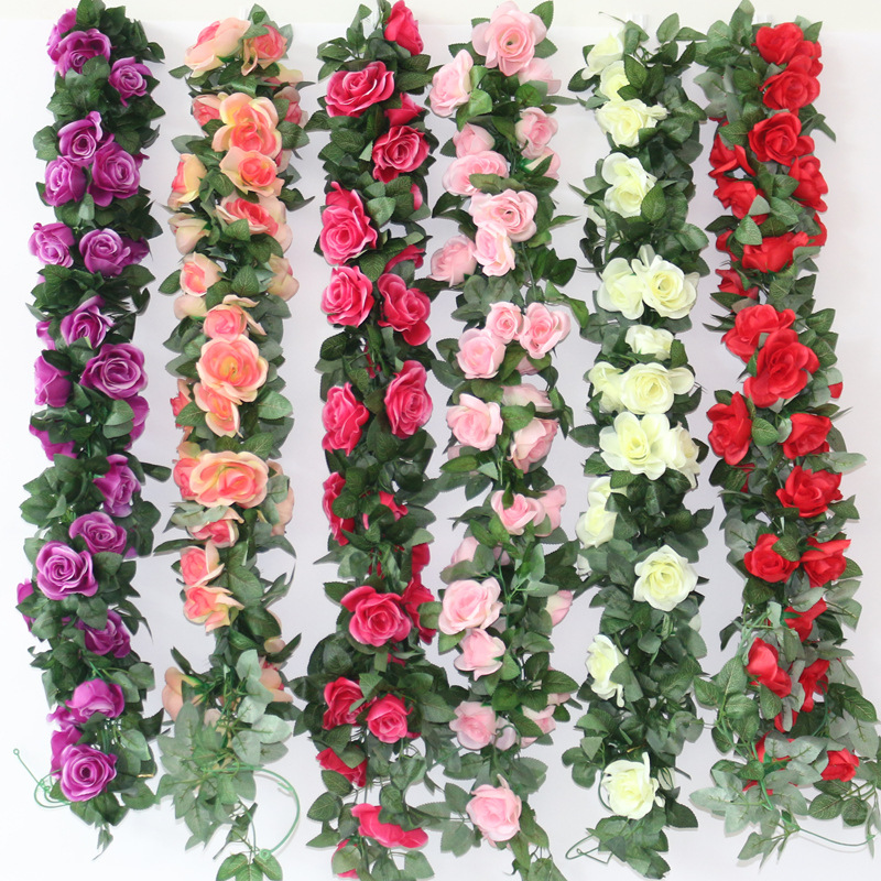 Artificial Wisteria Wedding Decoration Flower Artificial Flower Ceiling HANAFUJI Tofu Pudding HANAFUJI Silk Flower Wisteria Flower String Wholesale