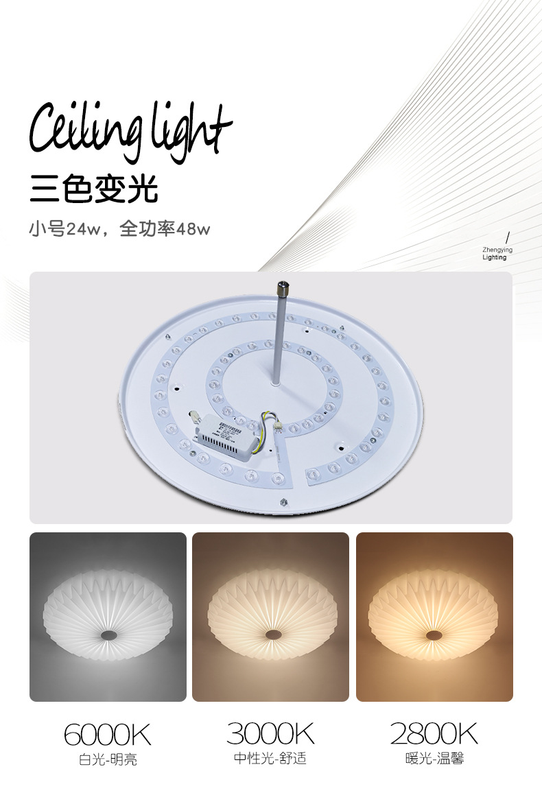 Flower-Shaped Acrylic Creative Bedroom Lamp in the Living Room Nordic Modern Minimalist Led Household Study Lamp Ceiling Lamp Manufacturer