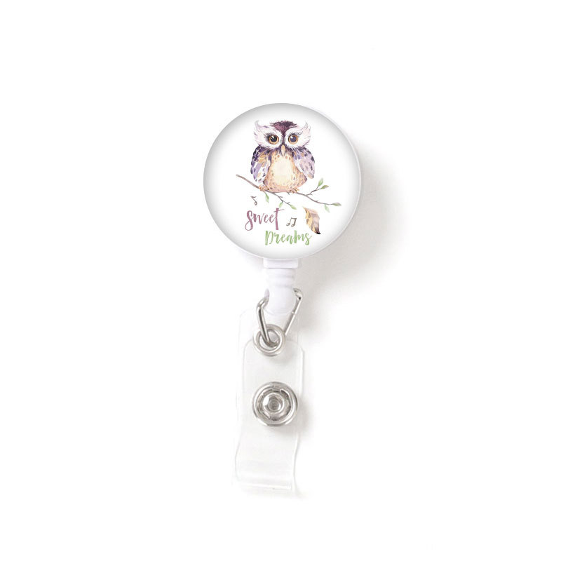 Retractable Buckle Owl Crystal Patch 360 Degrees Rotatable Back Splint Can Buckle Work Gloves Clip A 2 Series Retractable Buckle Owl Crystal Patch 360 Degrees Rotatable Back Splint Can Buckle Work Gloves Clip A 2 Series