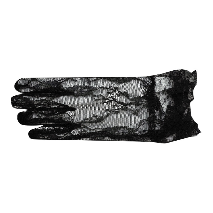 Factory Direct Sales Summer Lace Pattern Lace Sunscreen Gloves Etiquette Clothing Bridal Wedding Dress Accessories Gloves
