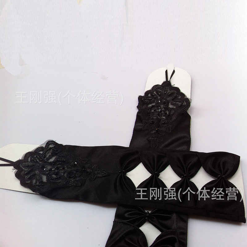 2021 Red New Style Long Gloves Bridal Wedding Lace Gloves Full Finger Gloves Wedding Dress Accessories Wholesale