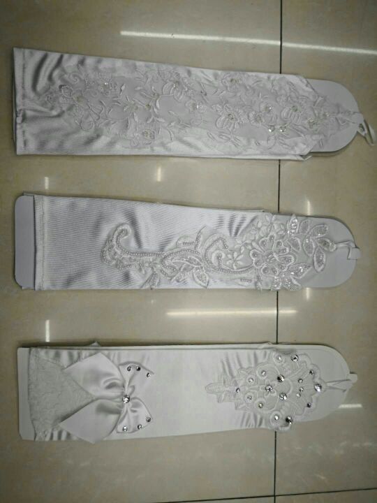 Satin Etiquette Wedding Dinner Gloves
