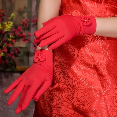 2021 Bridal Wedding Dress Lace Red White Wedding, Wedding Celebration, Wedding Ceremony Short Long Satin Gloves Wholesale 2021 Bridal Wedding Dress Lace Red White Wedding, Wedding Celebration, Wedding Ceremony Short Long Satin Gloves Wholesale