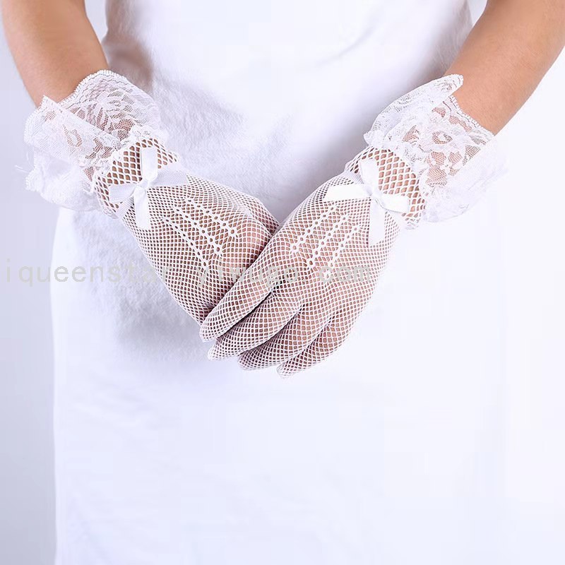 Bridal Lace Mesh Hollow Sleeve Cover Cosplay Dress up Wedding Dress Ceremonial Banquet Gloves Bridal Lace Mesh Hollow Sleeve Cover Cosplay Dress up Wedding Dress Ceremonial Banquet Gloves
