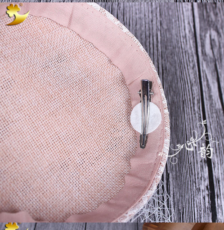 Korean bride wedding hat headdress wedding photography small cap act the role ofing sweet hat ornaments hair ornaments