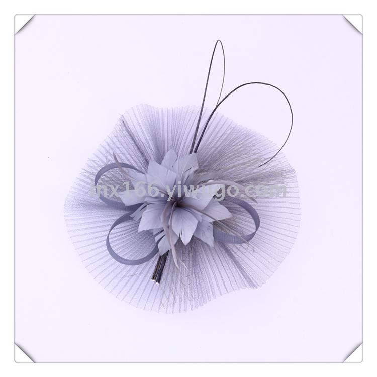 Bridal Wedding Photo Studio Photography Shooting Makeup Modeling Sample Photography Accessories Super Fairy Handmade Mesh Bowler Hat