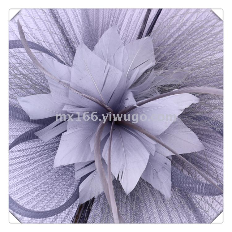 Bridal Wedding Photo Studio Photography Shooting Makeup Modeling Sample Photography Accessories Super Fairy Handmade Mesh Bowler Hat