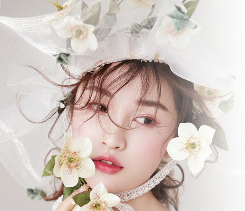 Foreign trade bridal headwear stage performance top hat studio vintage lace hat sen wedding hair accessories wide - brimmed gauze hat