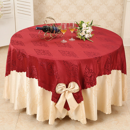 Manufacturers direct customized hotel outdoor wedding banquet back hat cross stretch chair cover jacquard back decoration
