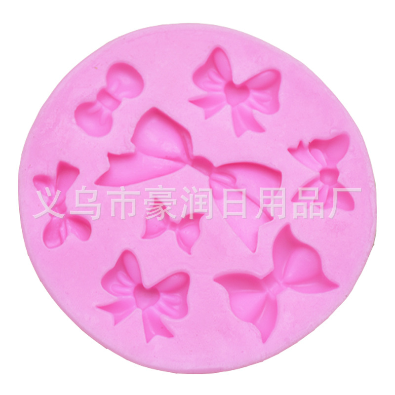 Sugar silicone mold skirt bow tie hat wedding dress cake decoration mold