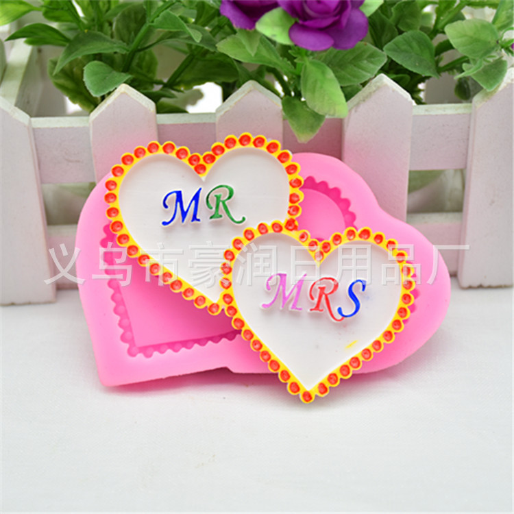 Sugar silicone mold skirt bow tie hat wedding dress cake decoration mold