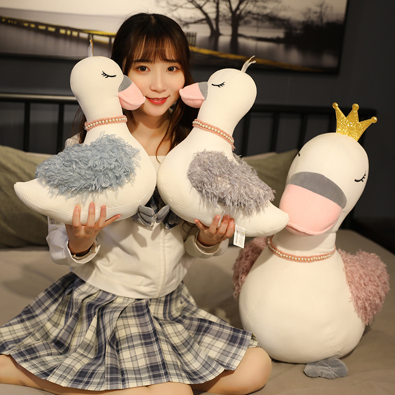 Fantasy Swan Doll Stall Supply Prize Claw Doll Company Activity Gifts Doll Plush Toy Wholesale Fantasy Swan Doll Stall Supply Prize Claw Doll Company Activity Gifts Doll Plush Toy Wholesale