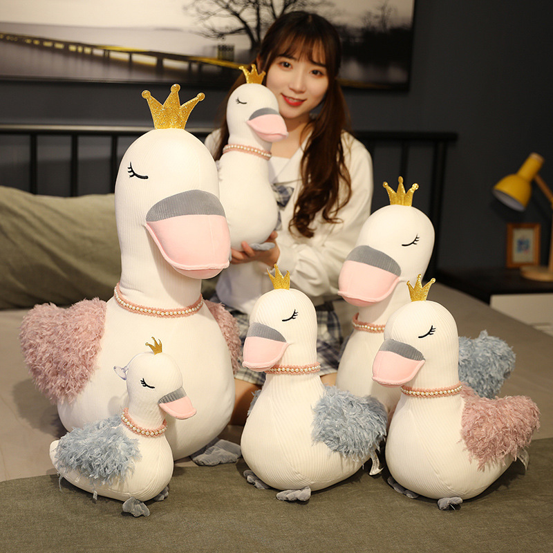 Fantasy Swan Doll Stall Supply Prize Claw Doll Company Activity Gifts Doll Plush Toy Wholesale Fantasy Swan Doll Stall Supply Prize Claw Doll Company Activity Gifts Doll Plush Toy Wholesale