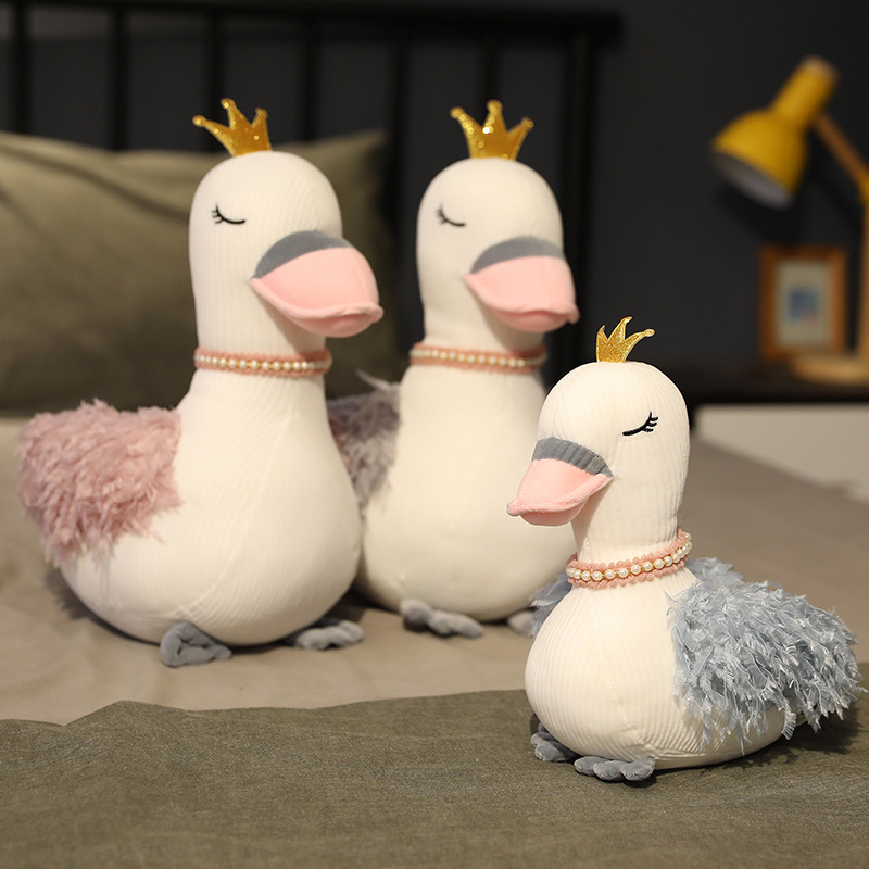 Fantasy Swan Doll Stall Supply Prize Claw Doll Company Activity Gifts Doll Plush Toy Wholesale Fantasy Swan Doll Stall Supply Prize Claw Doll Company Activity Gifts Doll Plush Toy Wholesale