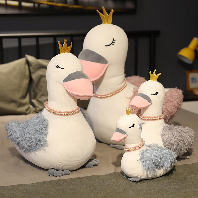 Fantasy Swan Doll Stall Supply Prize Claw Doll Company Activity Gifts Doll Plush Toy Wholesale Fantasy Swan Doll Stall Supply Prize Claw Doll Company Activity Gifts Doll Plush Toy Wholesale