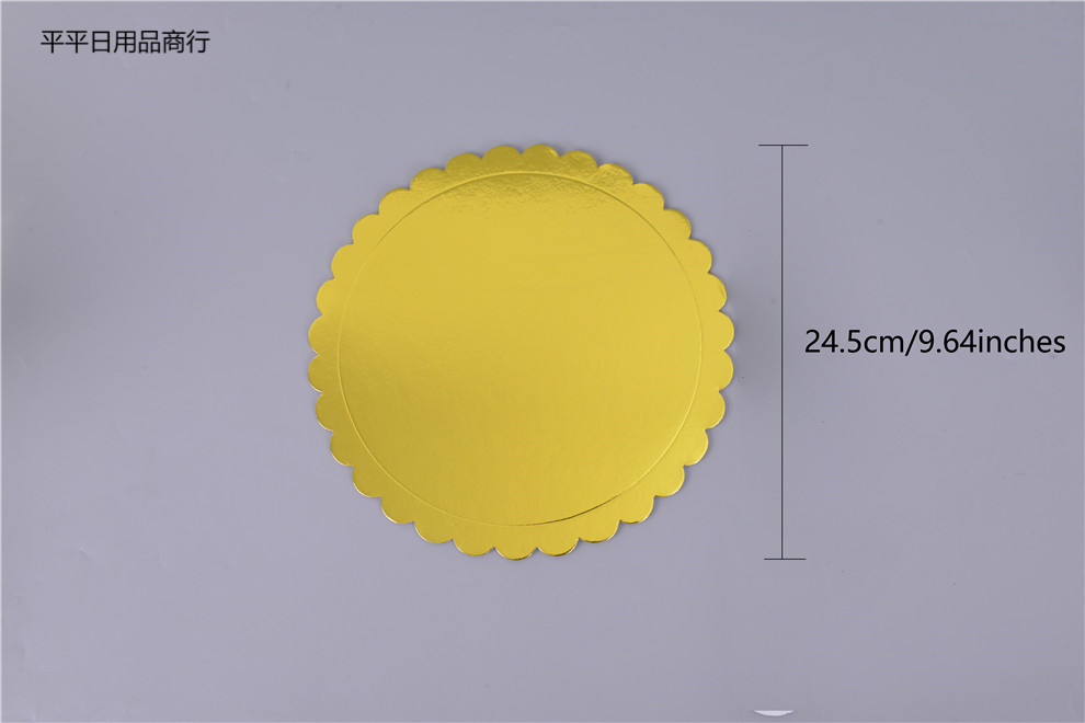 Disposable Bronzing Cake Plate Aluminum Foil Paper Pallet Paper Plate Wedding Party Barbecue Fruit Food Paper Pallet Disposable Bronzing Cake Plate Aluminum Foil Paper Pallet Paper Plate Wedding Party Barbecue Fruit Food Paper Pallet