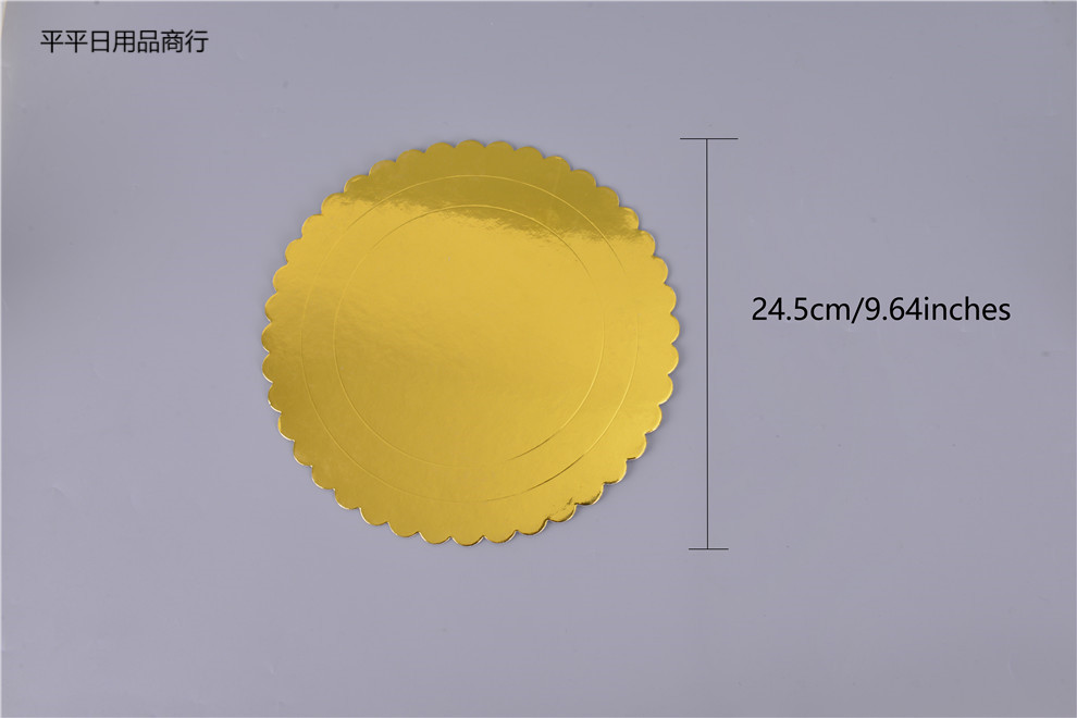 Disposable Bronzing Cake Plate Aluminum Foil Paper Pallet Paper Plate Wedding Party Barbecue Fruit Food Paper Pallet Disposable Bronzing Cake Plate Aluminum Foil Paper Pallet Paper Plate Wedding Party Barbecue Fruit Food Paper Pallet
