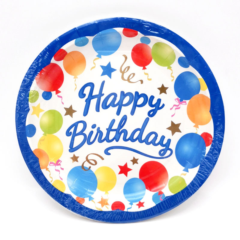 Gilding Birthday Paper Pallet Cake Plate Dinner Disposable Service Plate Party Supplies Gilding Birthday Paper Pallet Cake Plate Dinner Disposable Service Plate Party Supplies