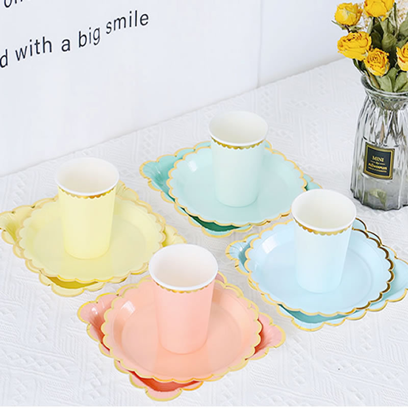 7-Inch Disposable Plate Picnic Plate Cake Dishes Children's Birthday Party Paper Pallet Dessert Bar Decoration Tableware 7-Inch Disposable Plate Picnic Plate Cake Dishes Children's Birthday Party Paper Pallet Dessert Bar Decoration Tableware