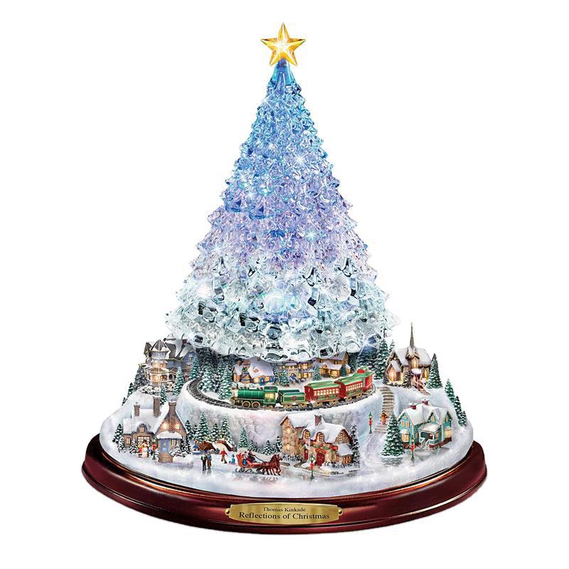 Crystal Tree Christmas Stickers Decoration Stickers Glazing Plate Glass Decorative Waterproof PVC Sticker Paper 20x30cm