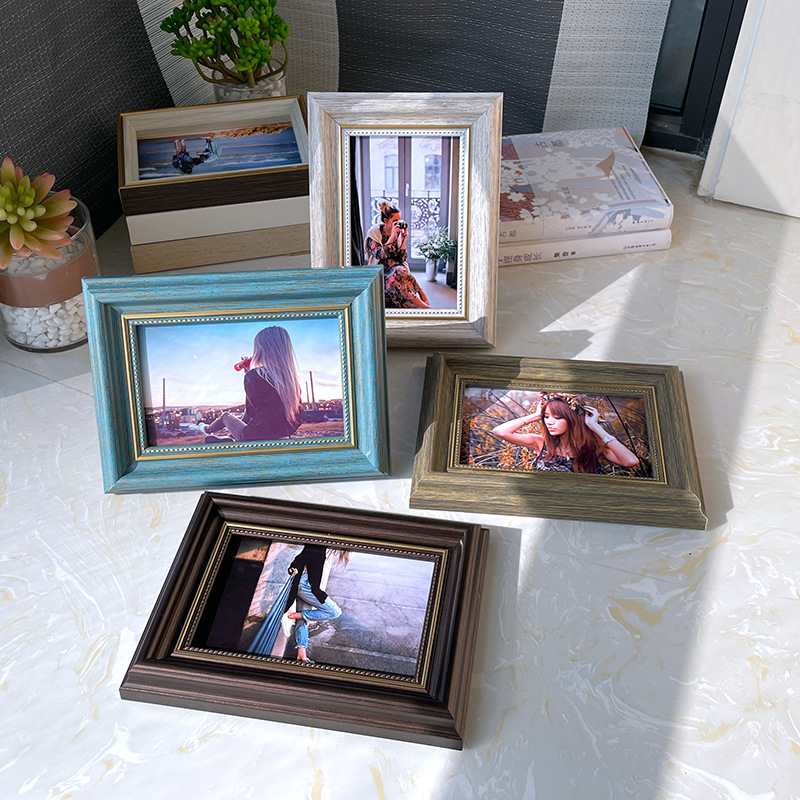 Photo Frame Decoration Creative Photo Wash 5-Inch 6-Inch 7-Inch 8-Inch Wall Hanging Combination Photo Couple Wedding Photo