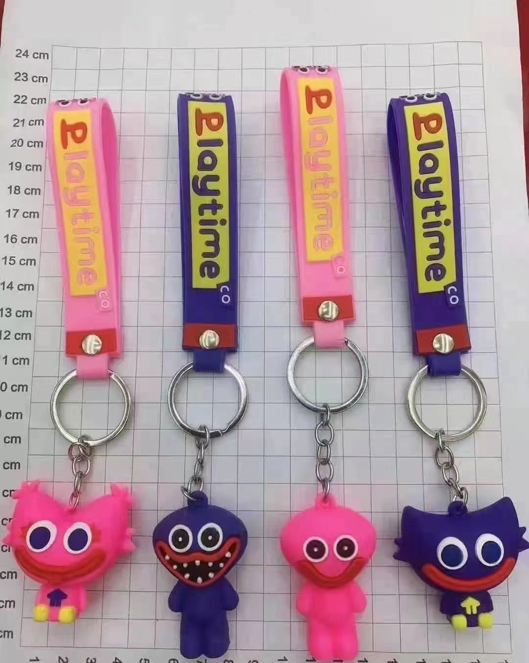Poppy Playtime Small Gift Doll Bobbi&#039;s Game Time Small Ornament Hanging Decor Leather Rope Keychain