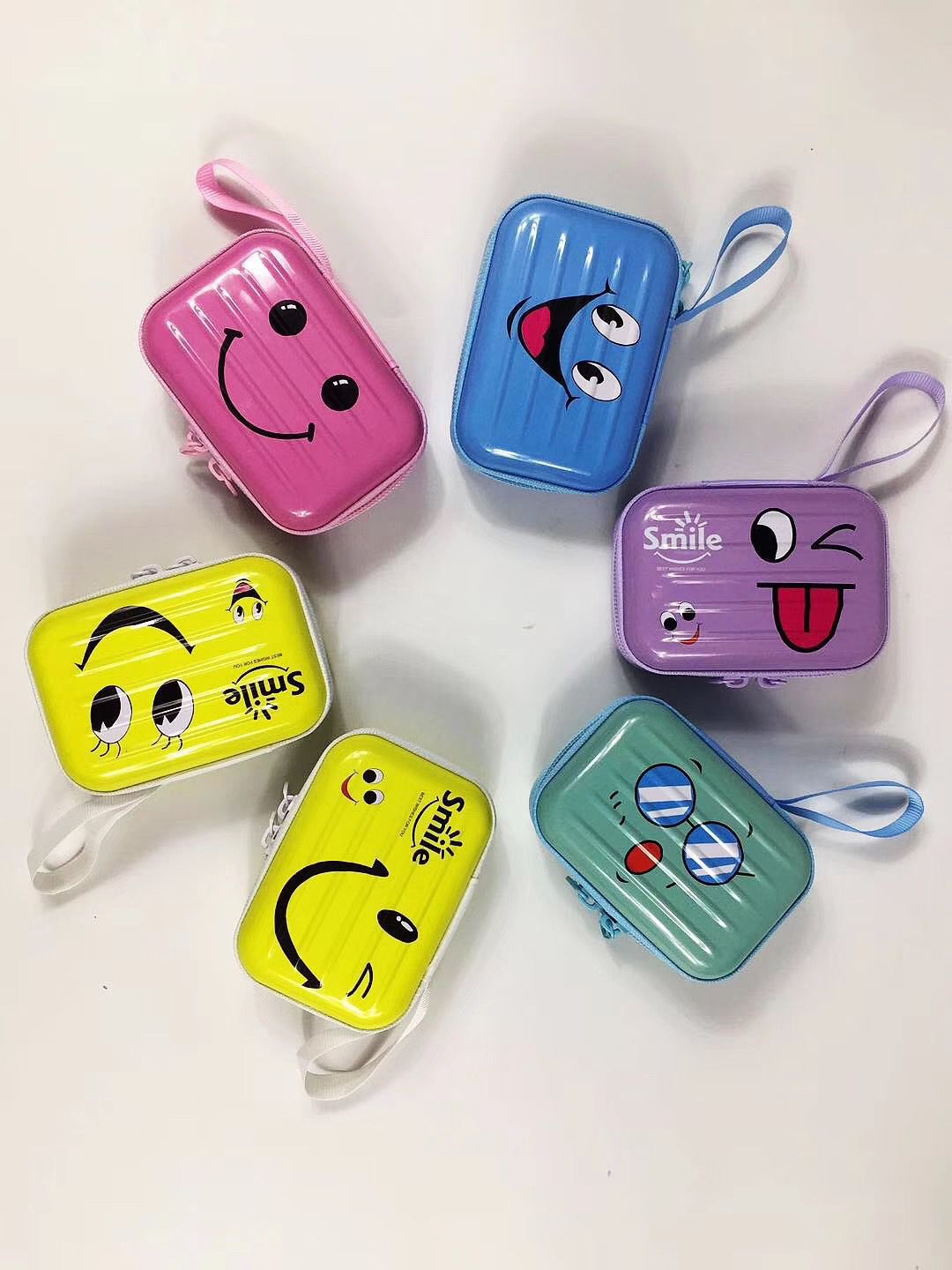 Creative Las Rectangular Zipper Bag Earphone Keychain Storage Box Tinplate Storage Coin Purse Customization Creative Las Rectangular Zipper Bag Earphone Keychain Storage Box Tinplate Storage Coin Purse Customization