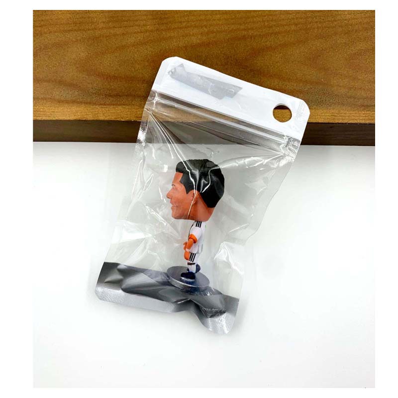 Juwen C Luo Star Doll Keychain Real Madrid C Luo Doll Garage Kit Pendant Key Chain Football Fans Supplies