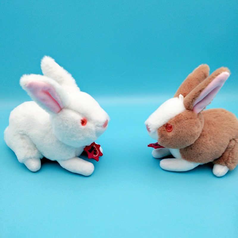New Simulation Bunny Keychain Plush Doll Internet-Famous Doll Student Backpack Cute Wedding Toy Pendant