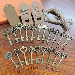 Key Beer Bottle Opener Antique Keychain Bottle Opener Vintage Bottle Opener Wedding Creative Gift