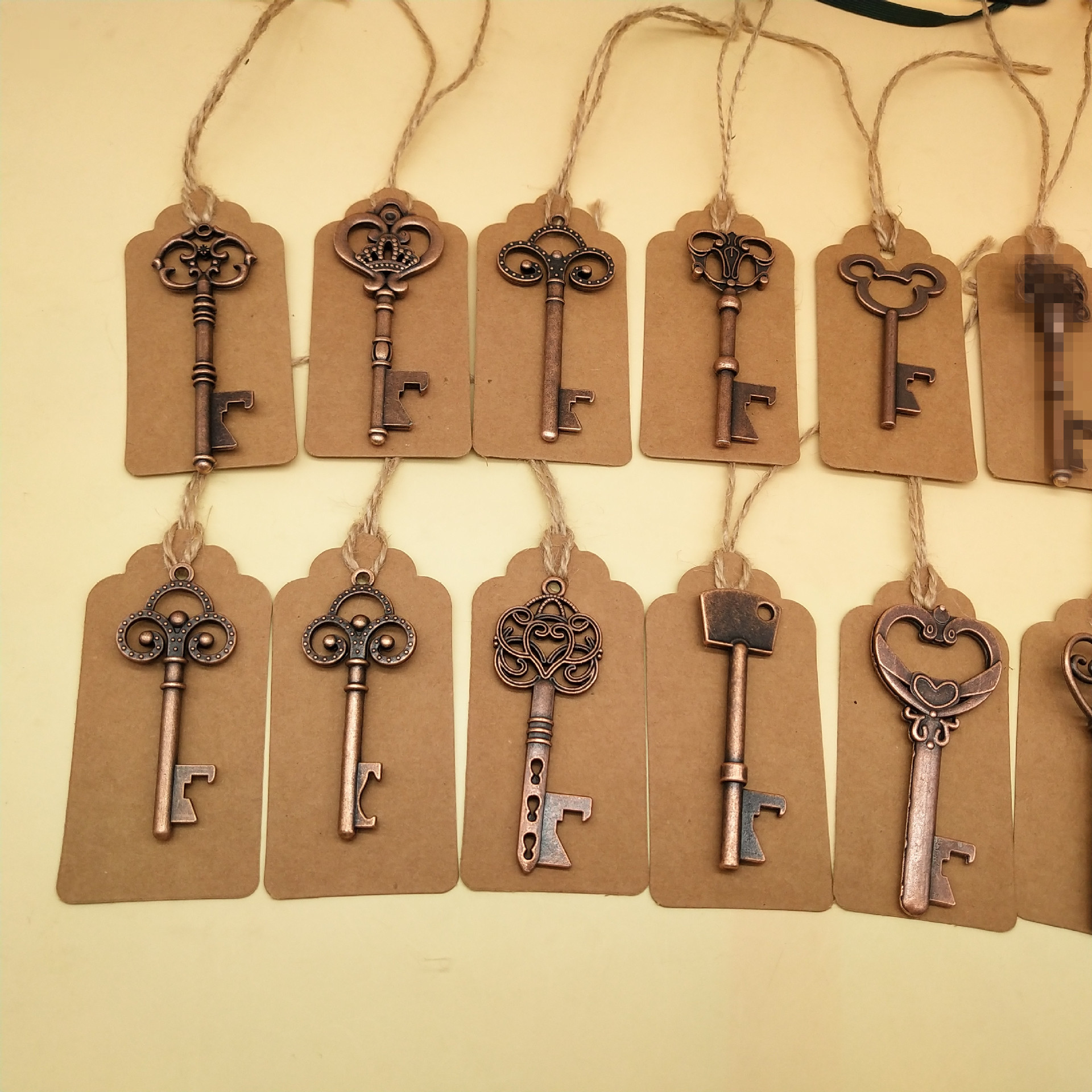 Key Beer Bottle Opener Antique Keychain Bottle Opener Vintage Bottle Opener Wedding Creative Gift