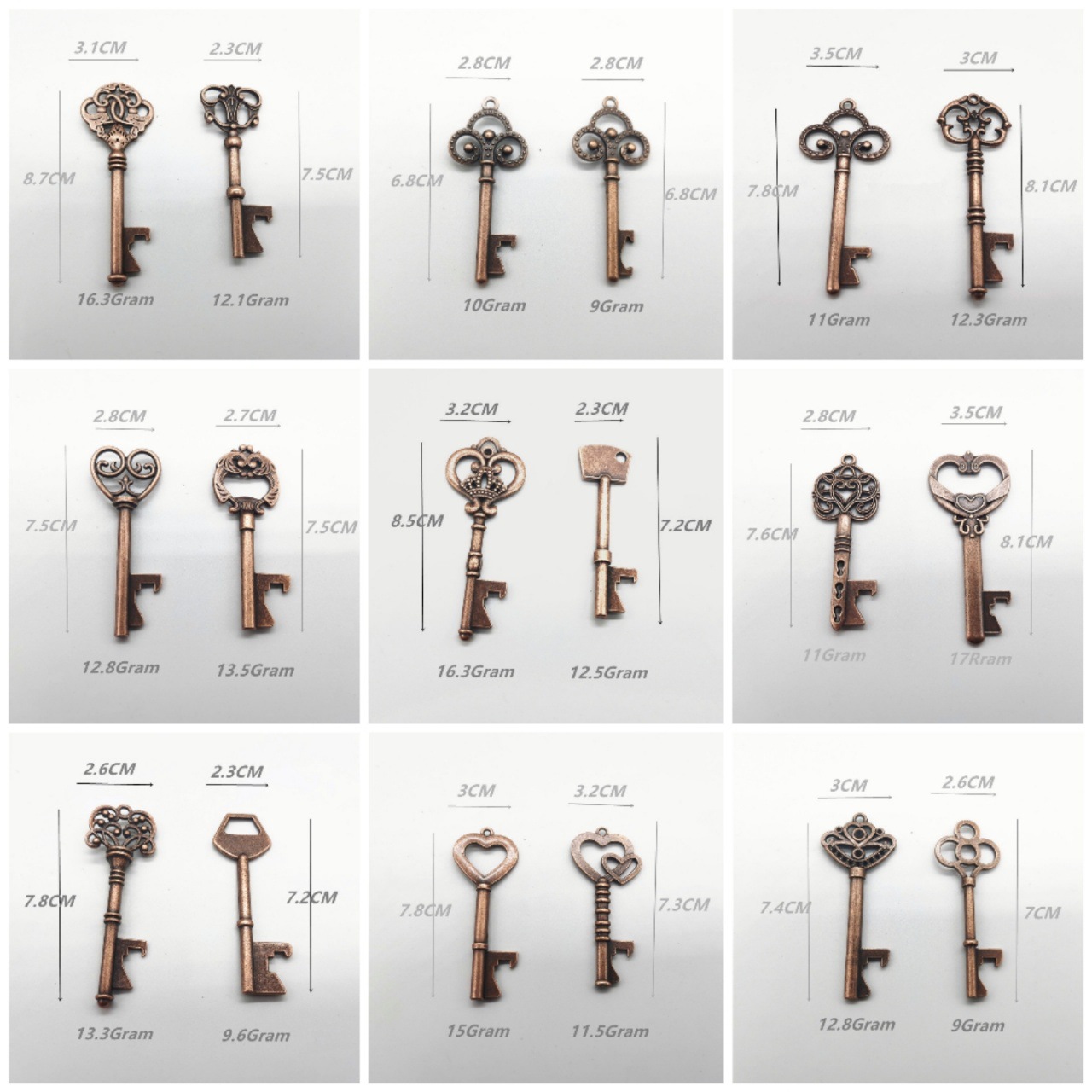 Key Beer Bottle Opener Antique Keychain Bottle Opener Vintage Bottle Opener Wedding Creative Gift