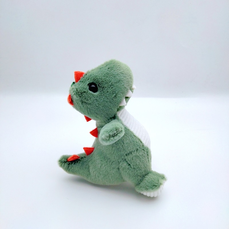 Cute Dinosaur Little Doll Plush Toy Tyrannosaurus Rex Doll Keychain Pendant Wedding Drip Mini Small Ornaments