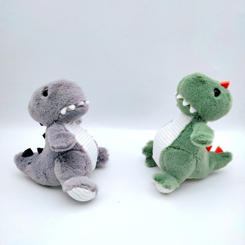 Cute Dinosaur Little Doll Plush Toy Tyrannosaurus Rex Doll Keychain Pendant Wedding Drip Mini Small Ornaments