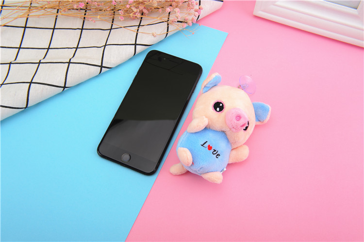 2021 New Pig Plush Pendant Keychain Wedding Throws Small Gift Night Market Toy Small Gift Wholesale